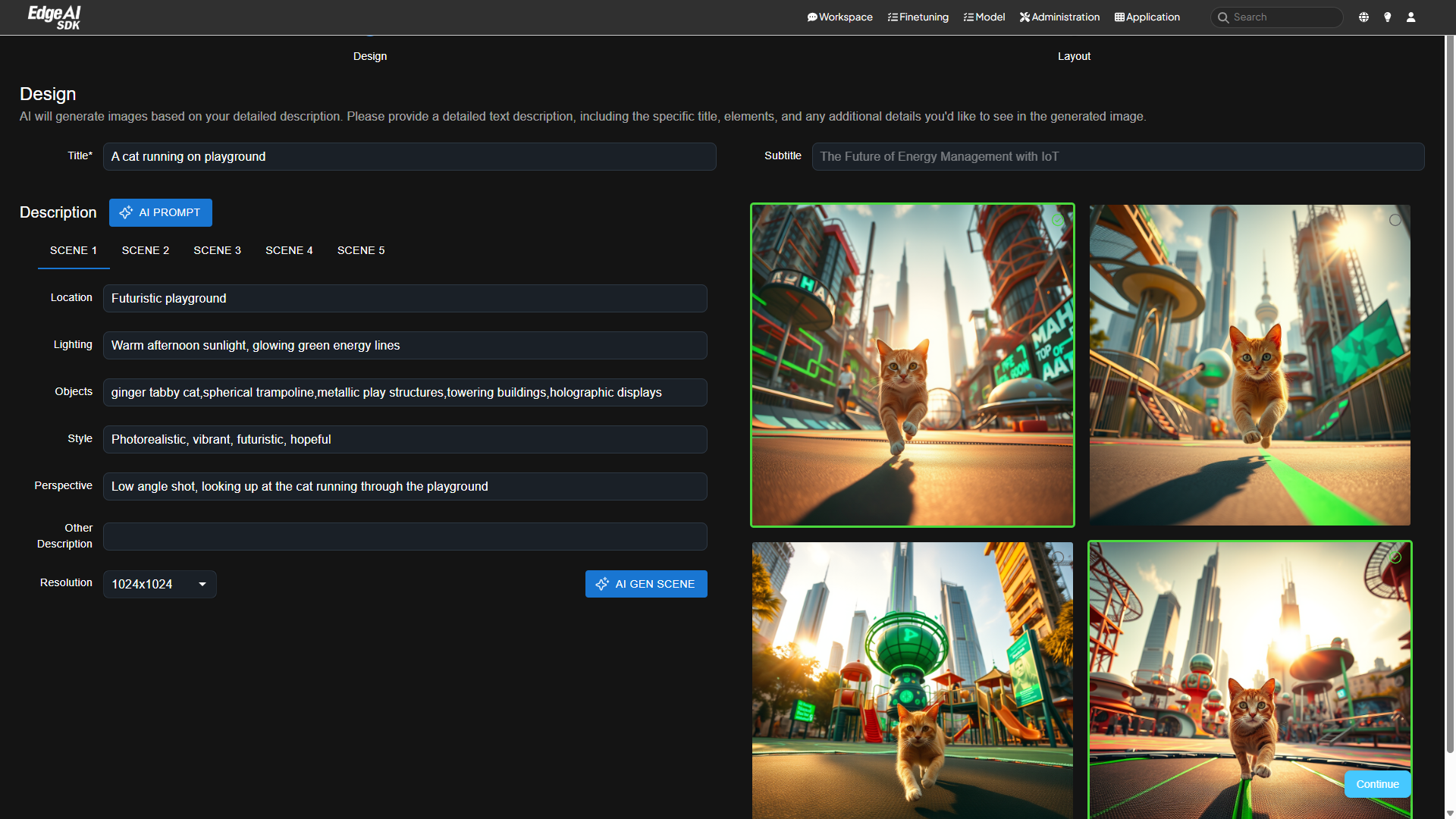 重新設計的管理介面